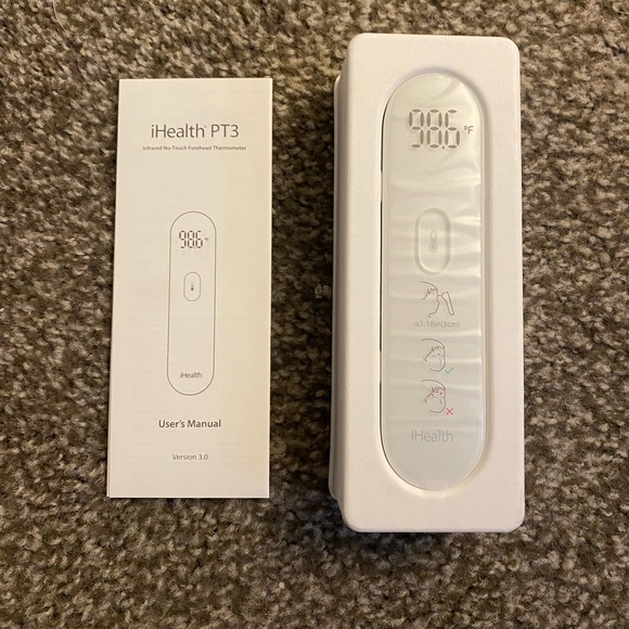 iHeallth P3 Infrared No-Touch Forehead Thermometer Brand New - Picture 4 of 6